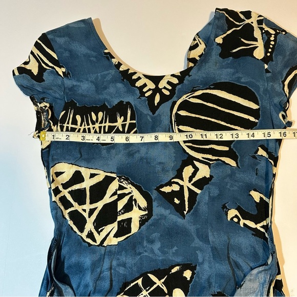 Vintage 90s All That Jazz Wrap Waist Dress - Picture 4 of 7